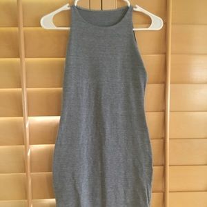American apparel grey sleeveless mini dress